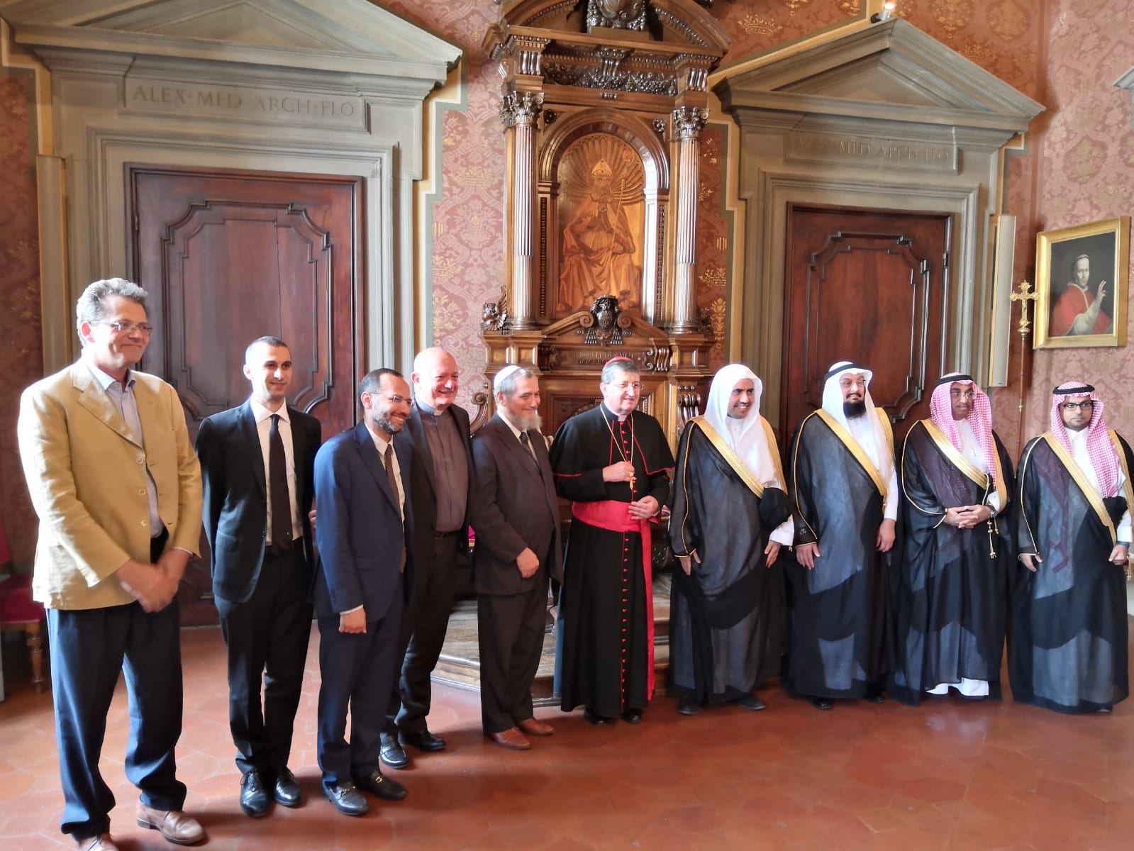 l Card. Betori ha incontrato il segretario della Lega Musulmana Mondiale, Muhammad Bin Abdul Karim Al Issa (Fonte foto DiocesiFirenze)