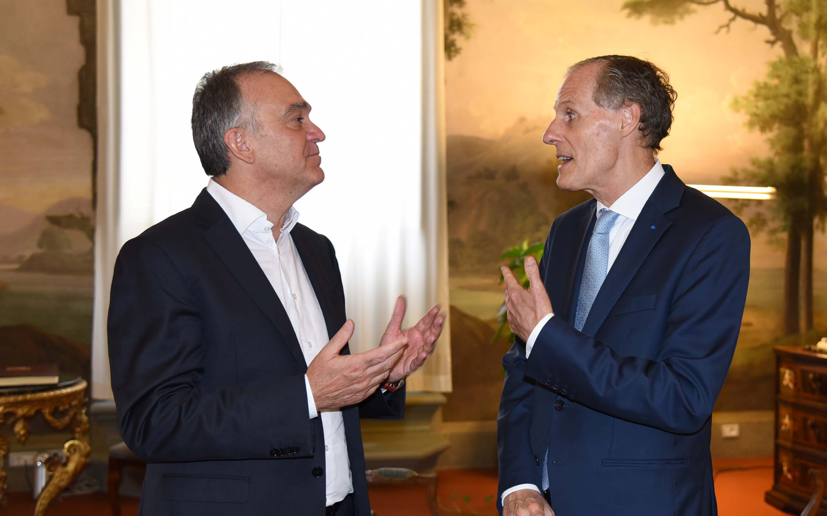 Rossi e Barni incontrano ambasciatore francese Masset (fonte foto regione toscana) 