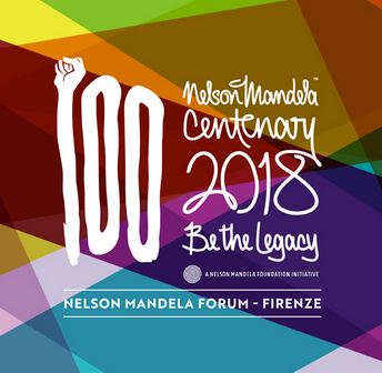 Logo per il centenario della nascita di Nelson Mandela