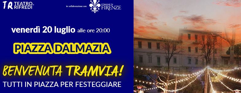 Invito festa per la tramvia in Piazza Dalmazia