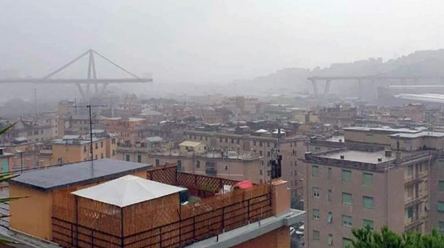 Crollo ponte a Genova (fonte foto sito Regione)