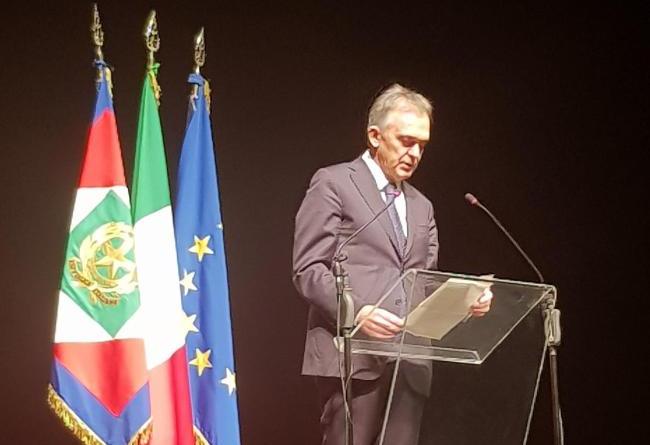 Rossi a Pontedera ricorda Gronchi e il suo impegno per il lavoro, la democrazia, la Costituzione (FontefotoRegioneToscana)