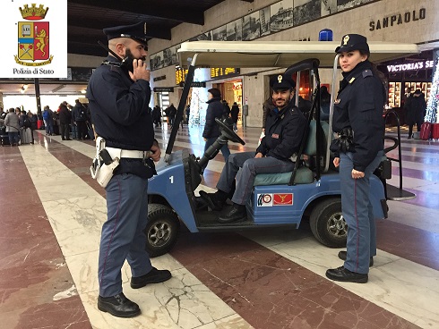Festività natalizie: misure di sicurezza rafforzate nelle stazioni ferroviarie toscane (fonte foto Polizia di Satato)