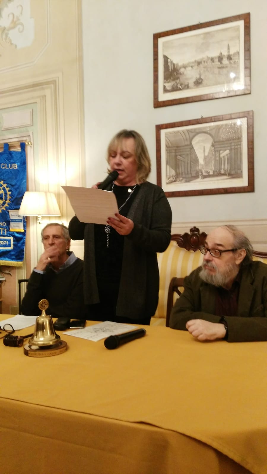 Paolo Codazzi, Sandra Ricci, Giuseppe Panella (foto di Enrico Zoi)