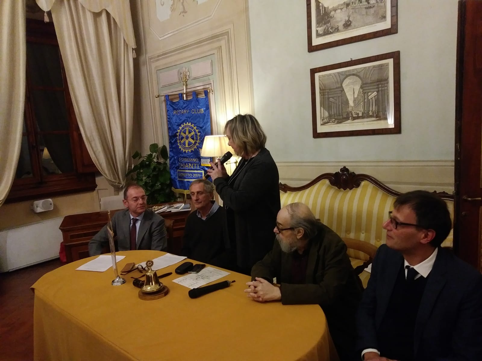 Paolo Sottani, Paolo Codazzi, Sandra Ricci, Giuseppe Panella e Massimiliano Pescini