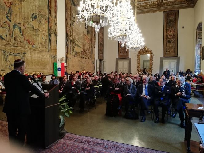 Cerimonia per il Giorno della Memoria 2019 in Prefettura a Firenze