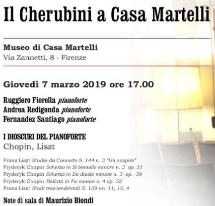 I cooncerti del conservatorio Luigi Cherubini l'invito (immagine  da comunicato)