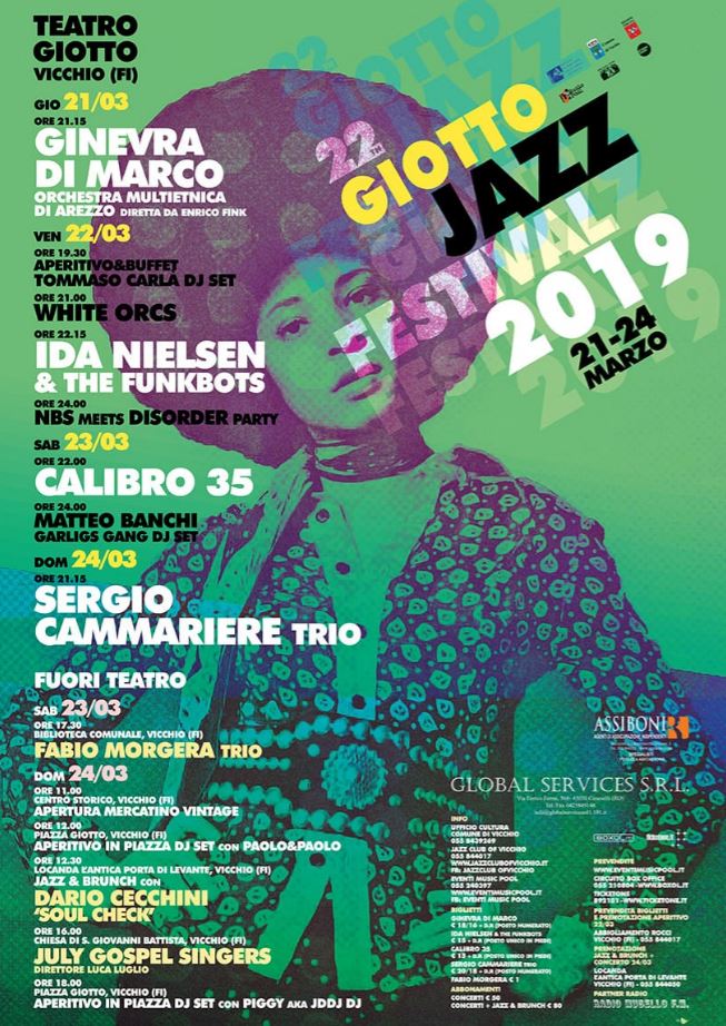 La locandina del Giotto Jazz Festival (immagine da comunicato)