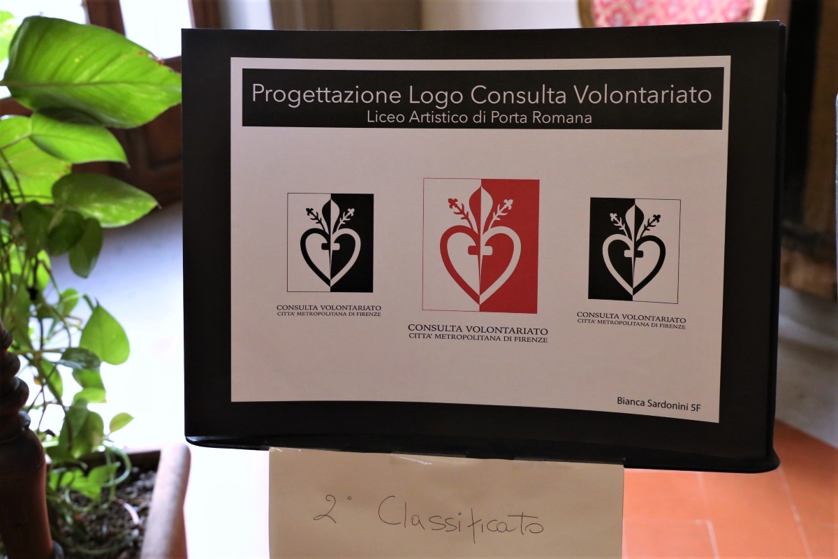 Presentazione logo della Consulta del Volontariato, secondo classificata (foto Antonello Serino, Ufficio Stampa - Met) 