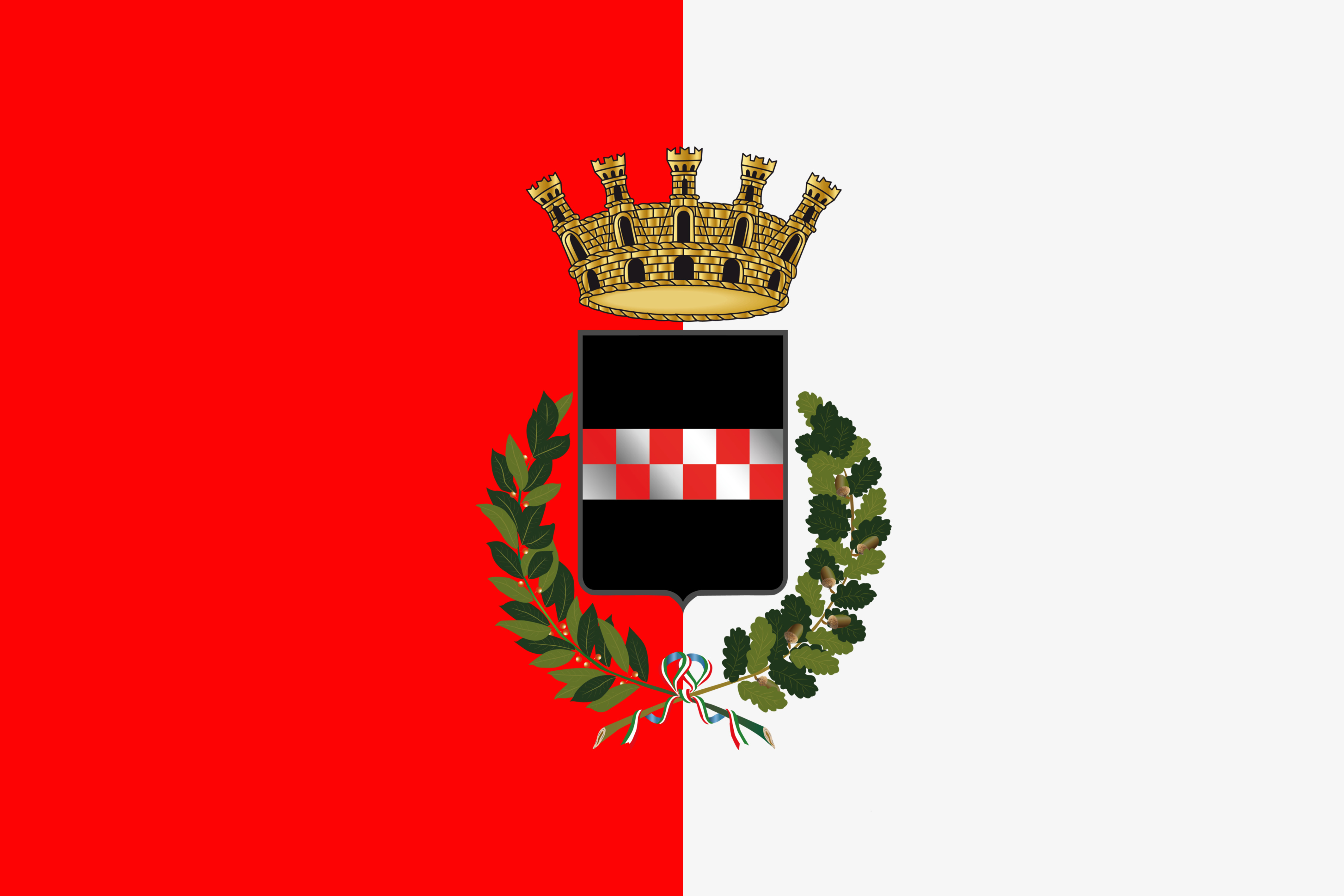 Bozzetto della bandiera comunale