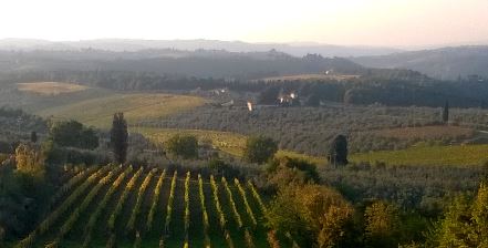 Una visione del territorio di San Casciano ( foto da sito del COmune)