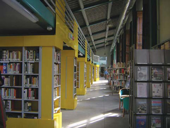 La biblioteca “Bartolomeo Della Fonte” (foto da comunicato)