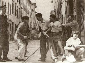 Partigiani in azione a Firenze (foto da comunicato)