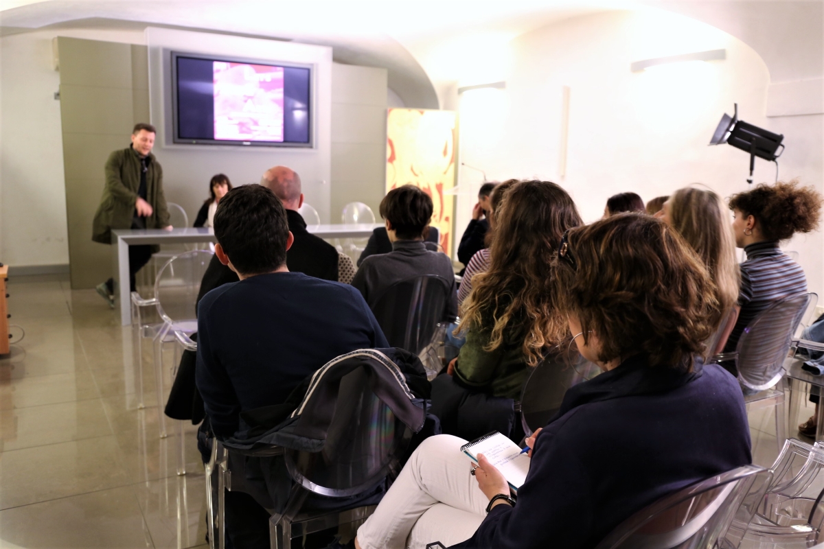 Let's Break Art mostra dei lavori degli studenti dell' "Alberti-Dante" (foto Antonello Serino, Ufficio Stampa - Met)