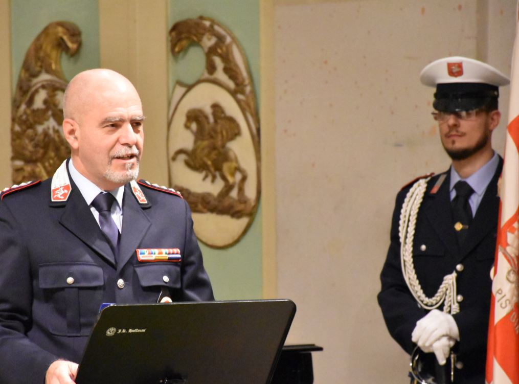 Cerimonia 57^ anniversario Polizia Municipale di Pistoia (foto da comunicato)