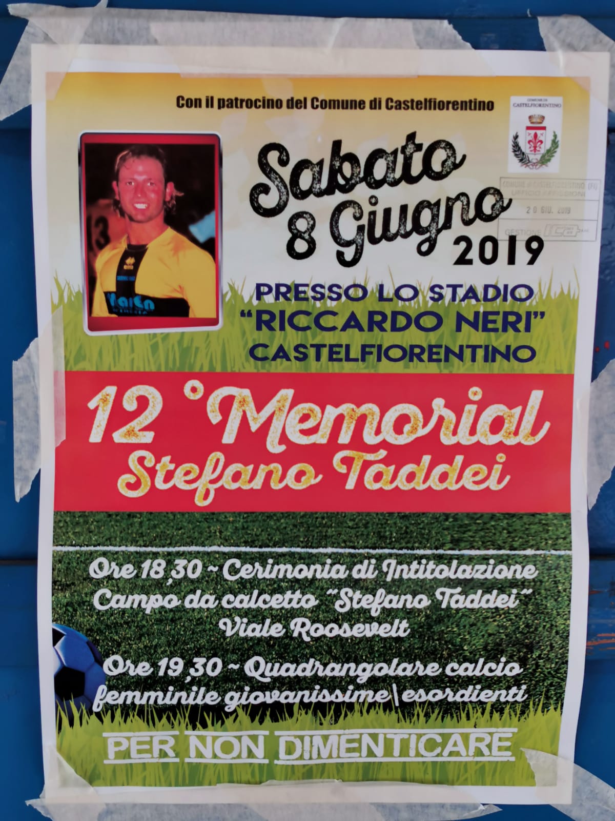 12° Memorial “Stefano Taddei" (immagine da comunicato)