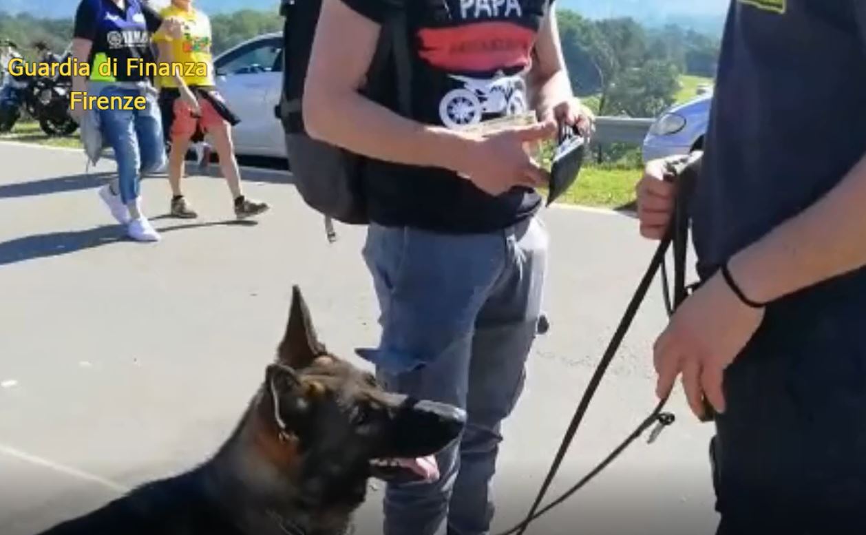 Piano straordinario di controlli in occasione del GP del Mugello (fonte foto frame vidio GdF)