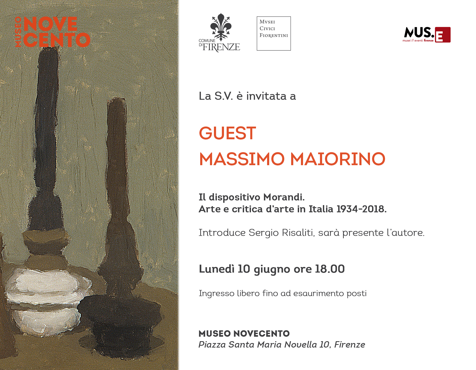 Guest Massimo Maiorino (immagine da comunicato)