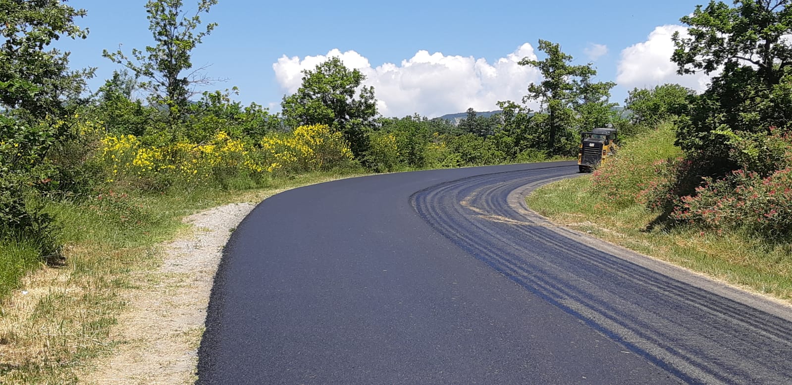 Lavori sulle strade provinciali in Mugello