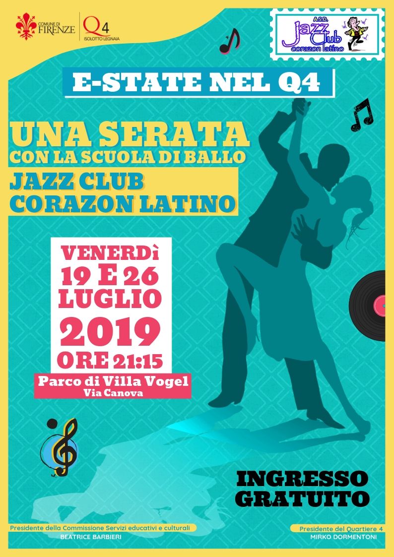 Locandina Jazz Club Corazon Latino  (immagine da comunicato)