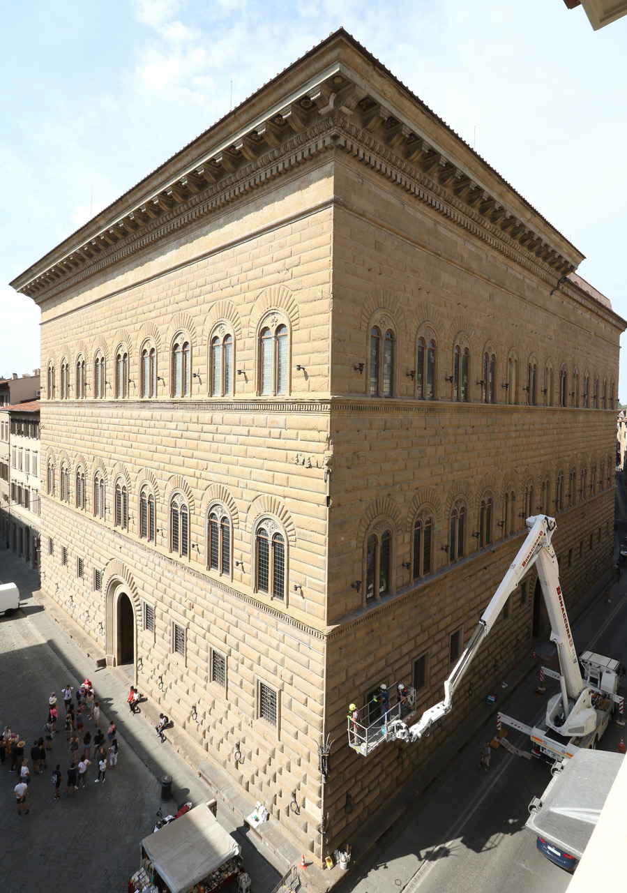 Manutenzione Palazzo Strozzi (foto da comunicato)