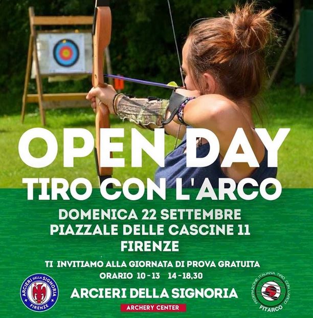 Locandina Open Day Arcieri della Signoria