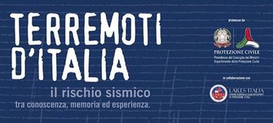 Banner mostra Terremoti d'Italia