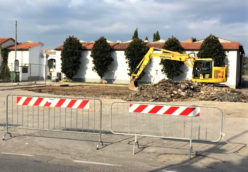 Al via i lavori al parcheggio del cimitero di Vignole 