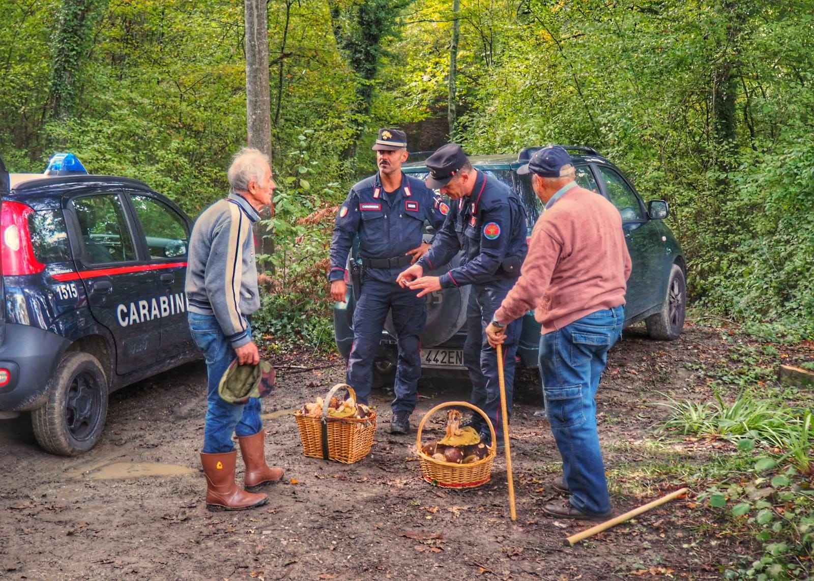Controlli intensi dei Carabinieri Forestali sui raccoglitori nei Comuni di Vaglia e Calenzano 