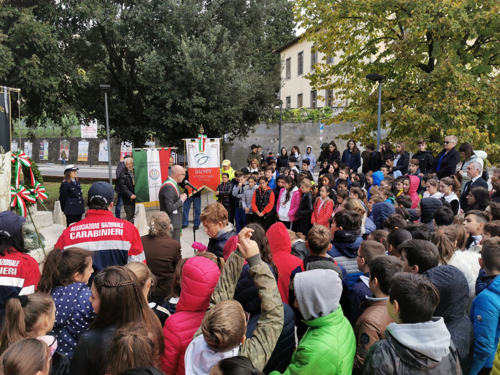 Per ricordare la vittoria della Prima guerra mondiale e il sacrificio dei Caduti (Foto da comunicato)