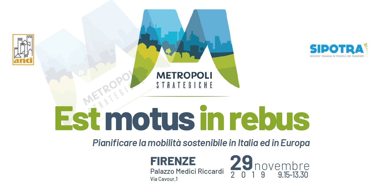 Convegno nazionale sulla mobilità sostenibile venerdì 29 novembre a Firenze