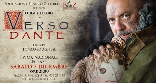 Locandina spettacolo 'Verso Dante'