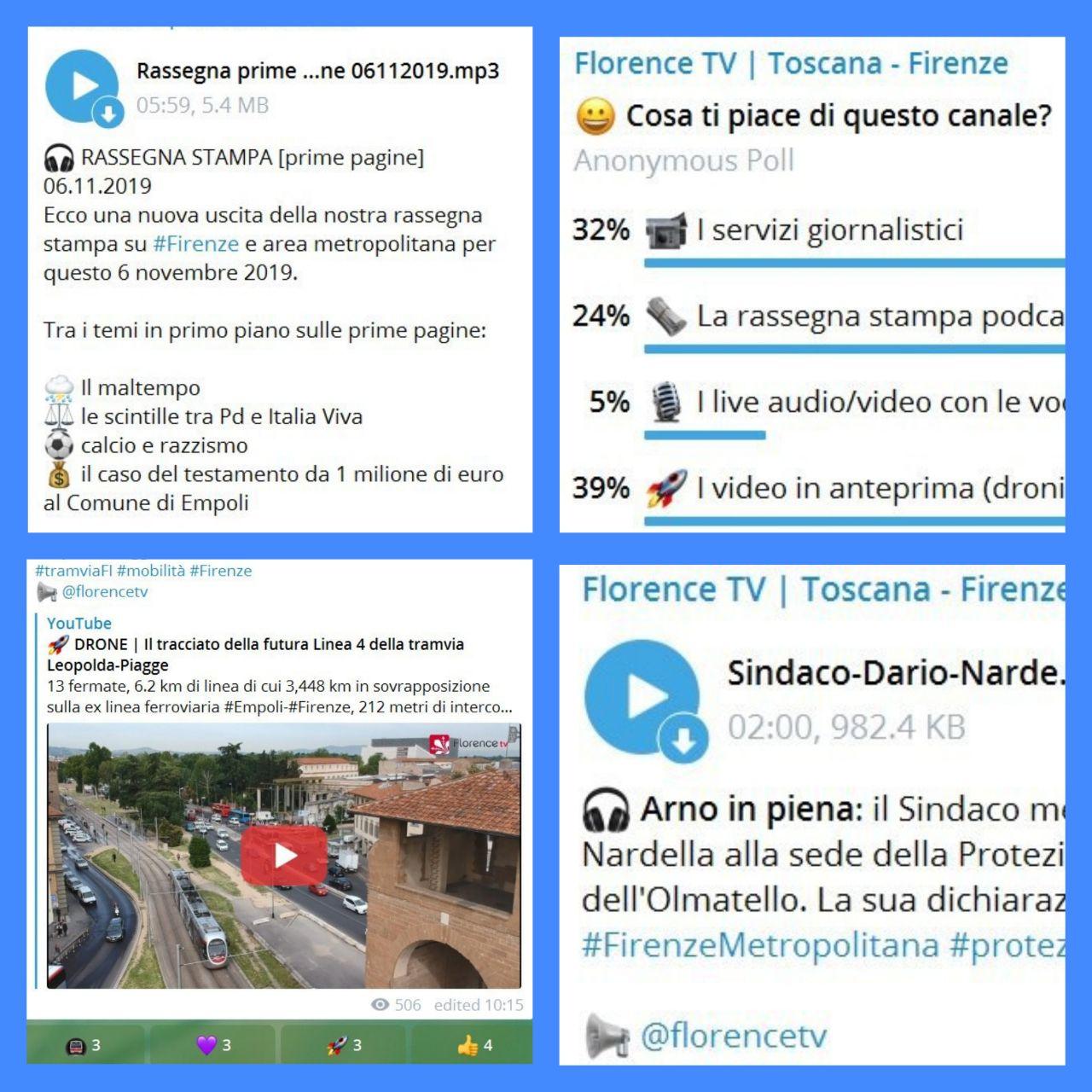 Il canale Telegram di Florence Tv