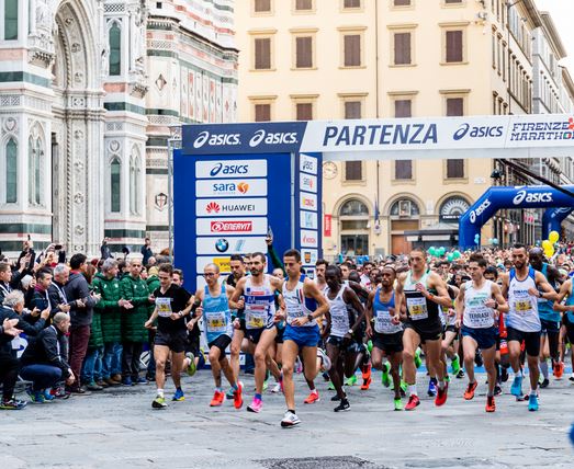 Partenza Firenze Marathon 2019