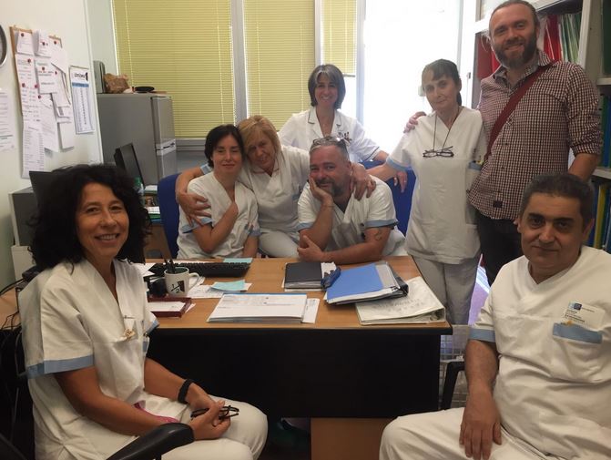 Lo staff del Day Hospital-Ambulatorio-Assistenza Domiciliare, dell'Ospedale Santa Maria Annunziata di Bagno a Ripoli