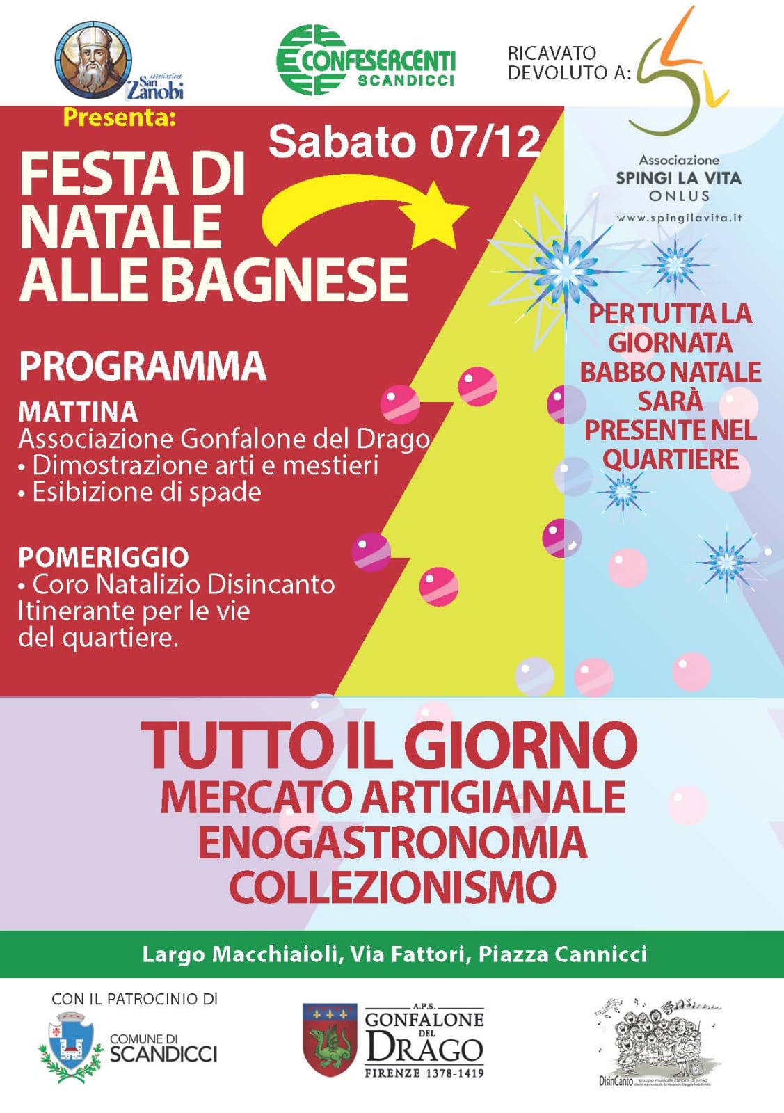 Festa di Natale alle Bagnese - Locandina