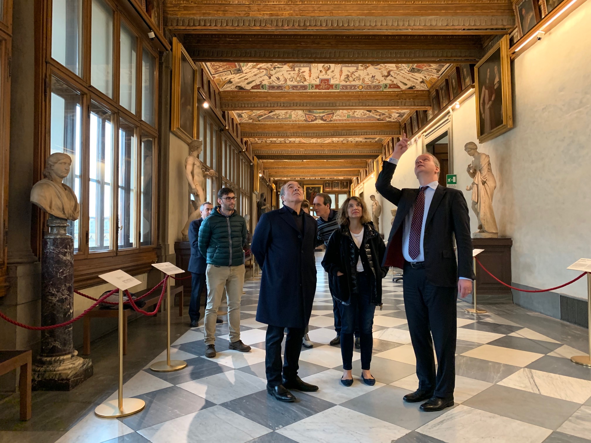 Direttore Uffizi, visita Commisso a Galleria ha portato bene (Foto da comunicato)