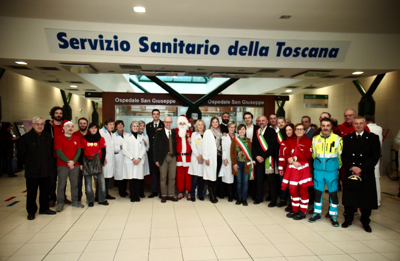 Al ‘San Giuseppe’ gli auguri delle istituzioni agli operatori dell’ospedale e dell’Asl Toscana Centro 