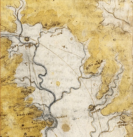 Mappa dal 1503 - la Val del Bisenzio