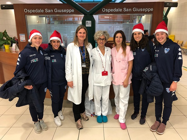 Le Empoli Ladies in pediatria al San Giuseppe di Empoli