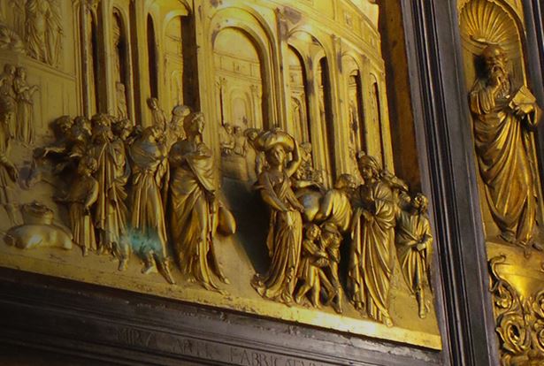 Porta Sud di Andrea Pisano del Battistero di Firenze (Dal sito dell'opera del Duomo)