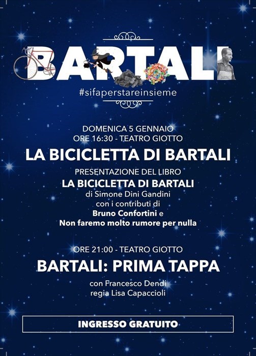 Al Teatro Giotto di Vicchio, giornata interamente dedicata al mito di Gino Bartali 