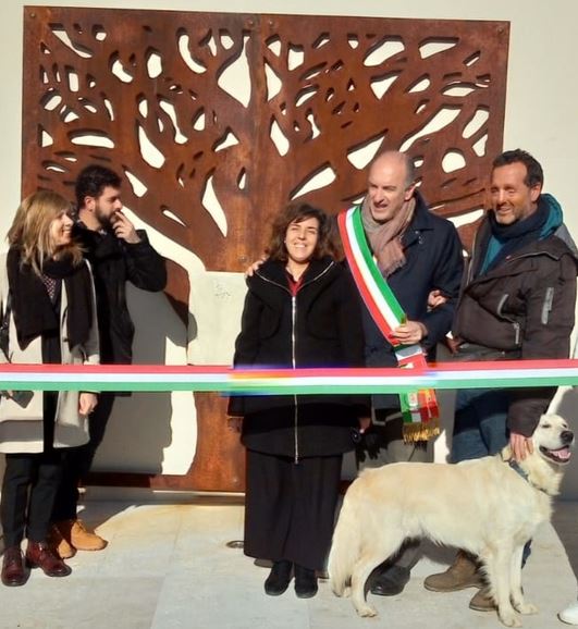 Inaugurazione scultura di Felice Tagliaferri alla Primaria di Montaione