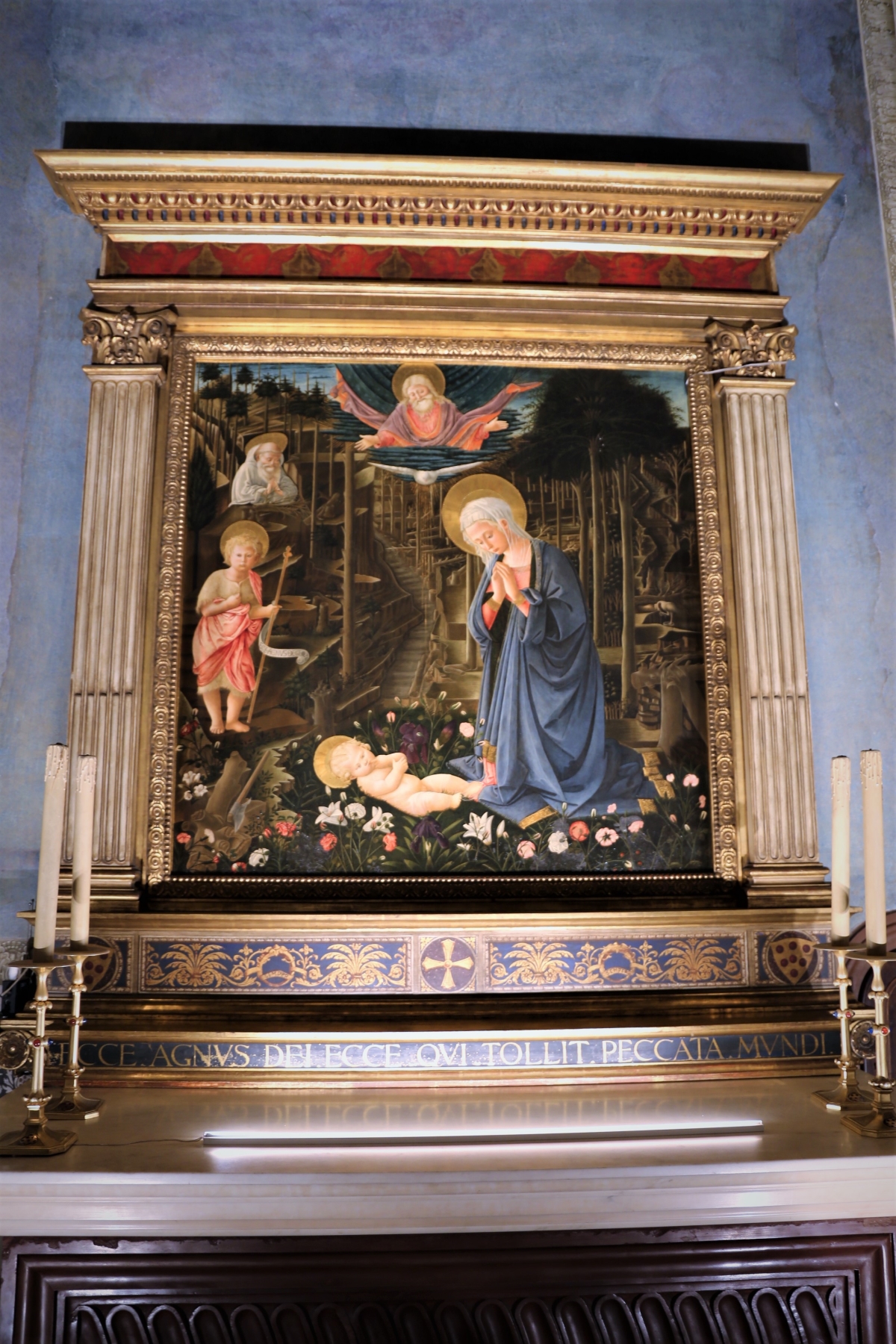 Nuova illuminazione Cappella Benozzo Gozzoli (foto Antonello Serino, Ufficio Stampa - Redazione Met)