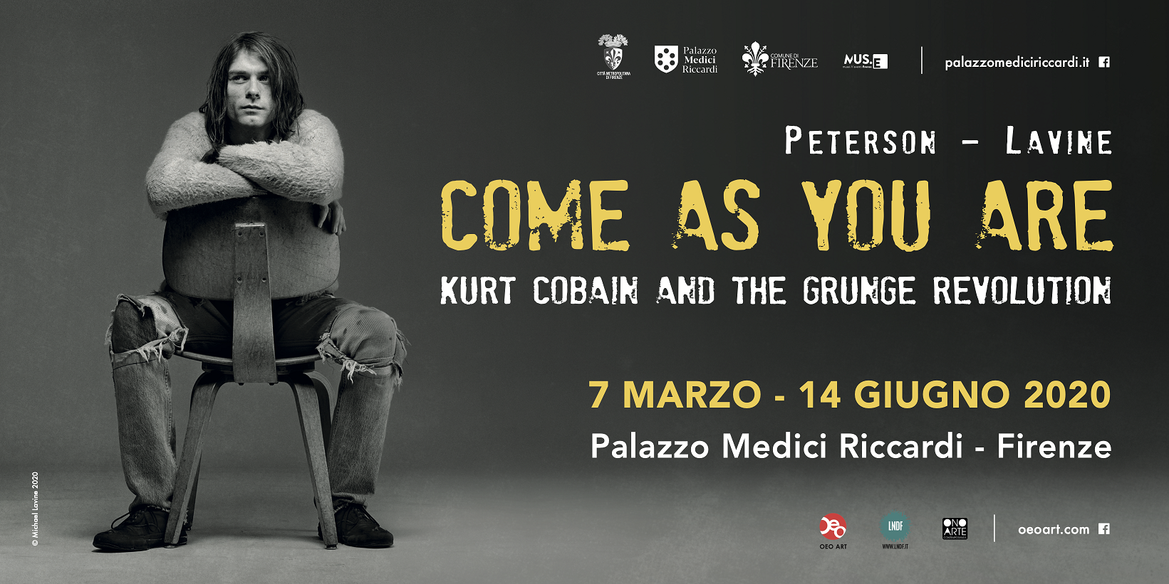 'Come as you are': l'epopea grunge in una mostra fotografica in Palazzo Medici Riccardi