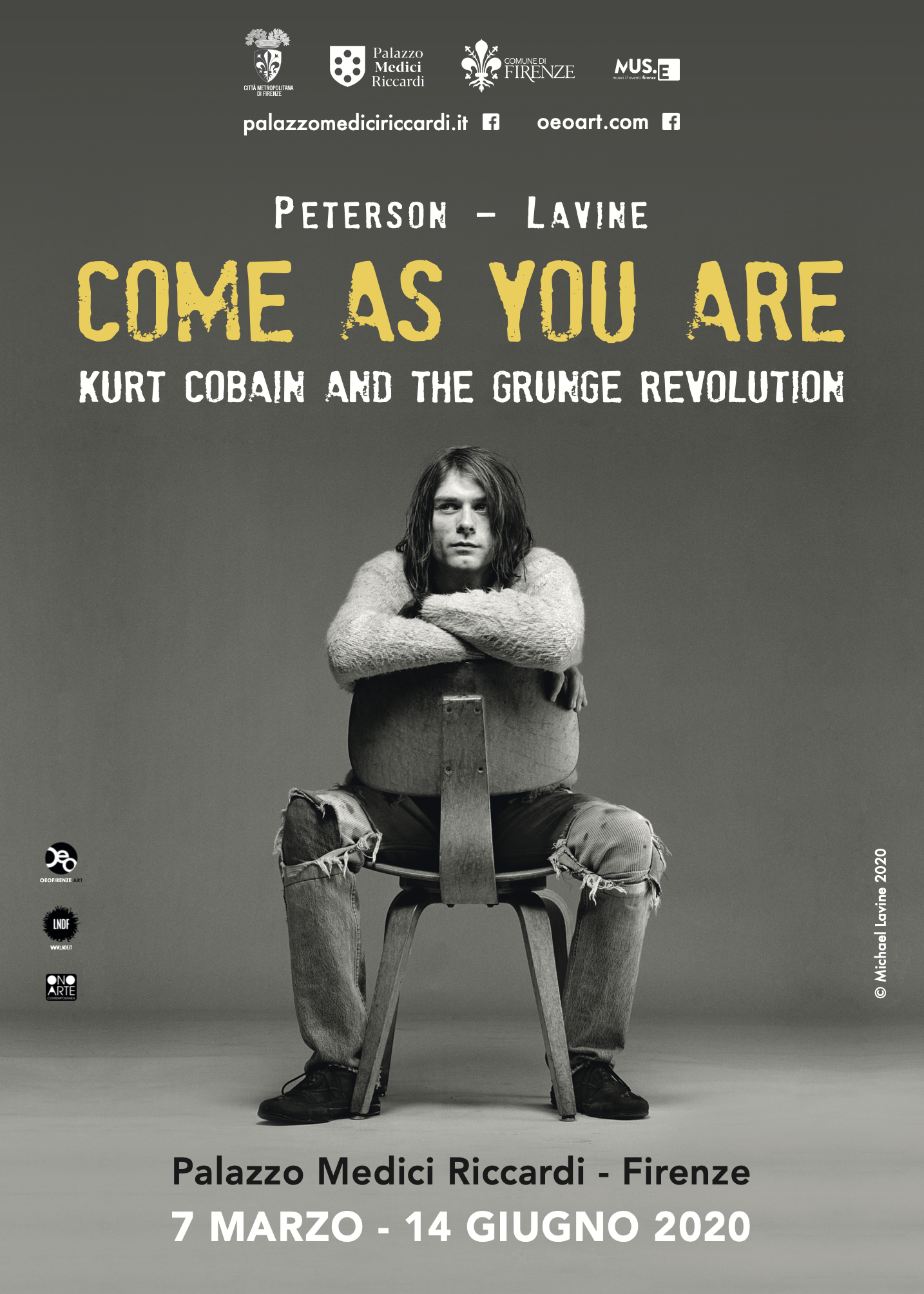 'Come as you are': l'epopea grunge in una mostra fotografica in Palazzo Medici Riccardi