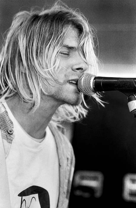 Kurt Cobain Beehive Records Seattle, 1991 © Charles Peterson 2020