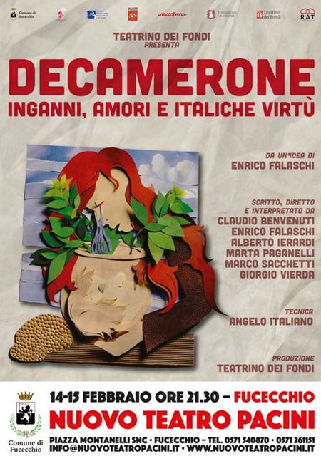 Manifesto 'Decamerone - Inganni, Amori e Italiche Virtu''
