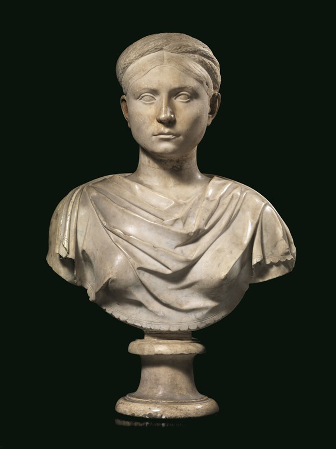 Scultura femminile di epoca romana (Foto da comunicato)