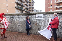 Passeggiata intitolata a Carla Voltolina